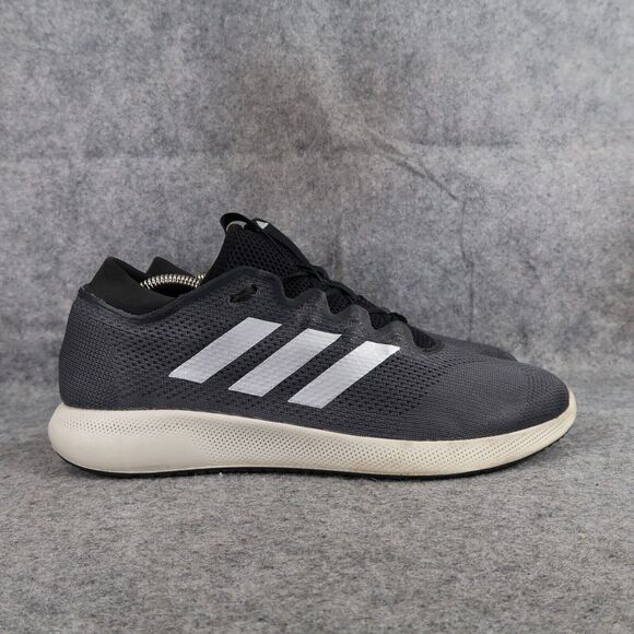 Adidas Shoes Men 10 Athletic Trainer Edge Flex Running Sport Active Grey Comfort main image 5